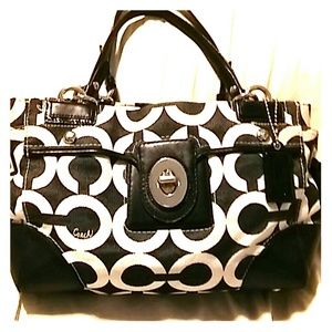 Coach Black&White Purse